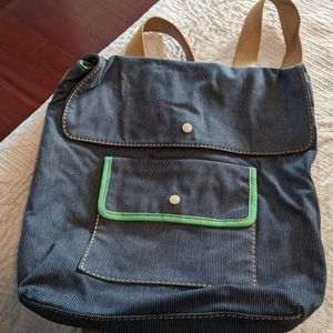 Fossil denim backpack